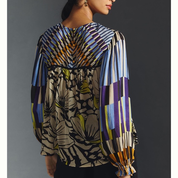 Anthropologie Bl^nk Miranda peasant blouse 👚 - Picture 3 of 7